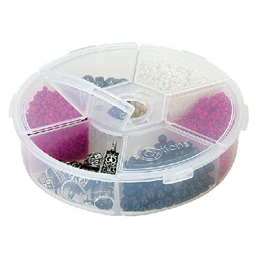 Small Micro Embellishments Round Storage Box